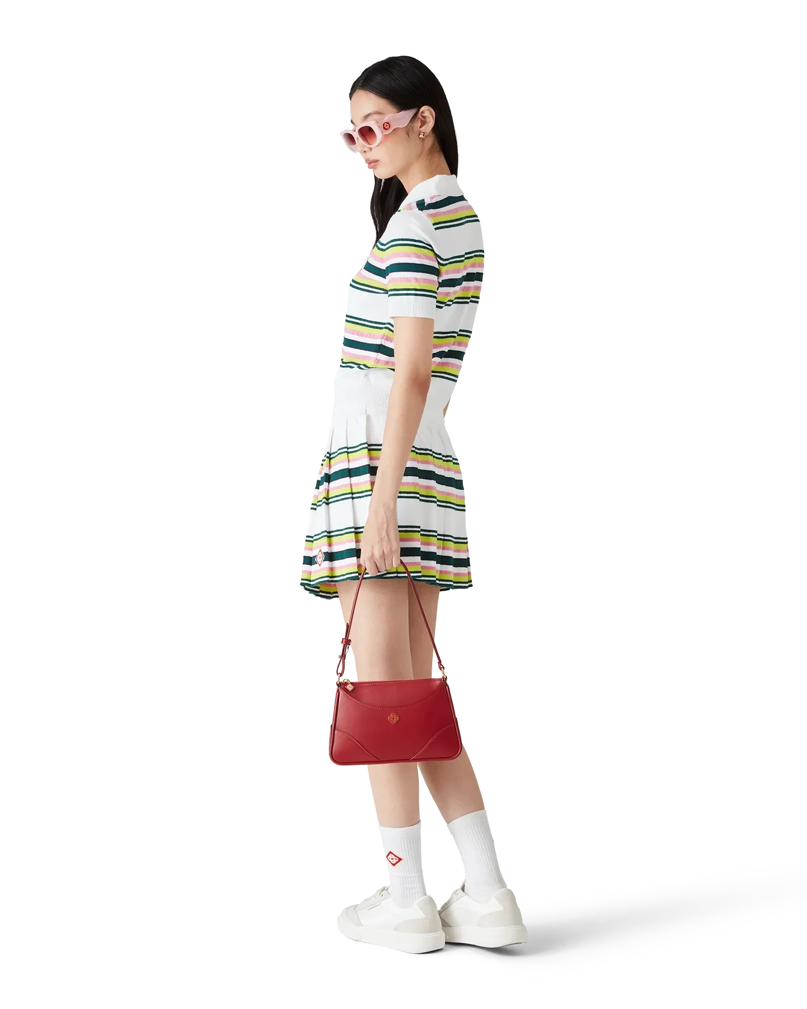 Stripe Polo Shirt | Casablanca Paris | Image 3