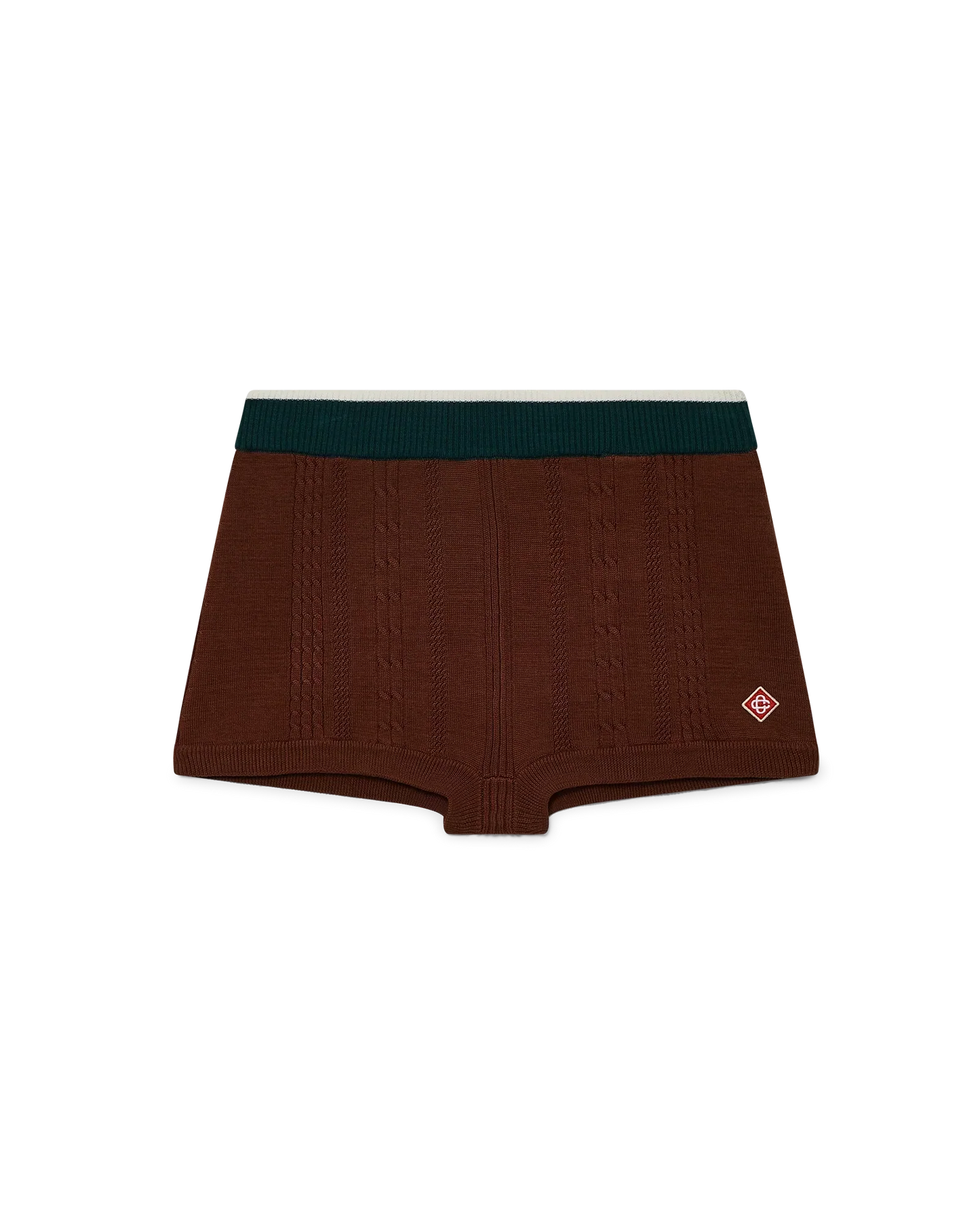 Cable Knit Mini Shorts | Casablanca Paris | Image 1