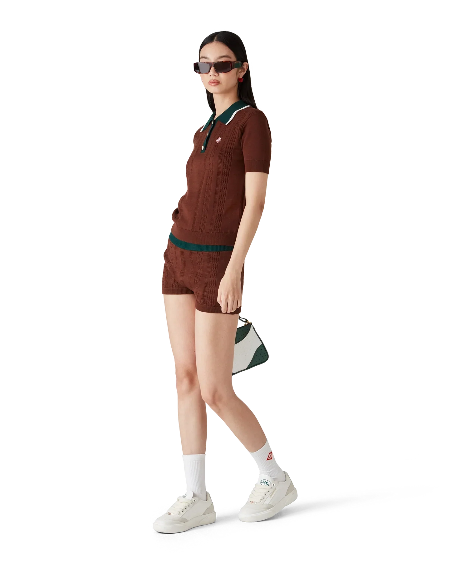 Cable Knit Mini Shorts | Casablanca Paris | Image 2
