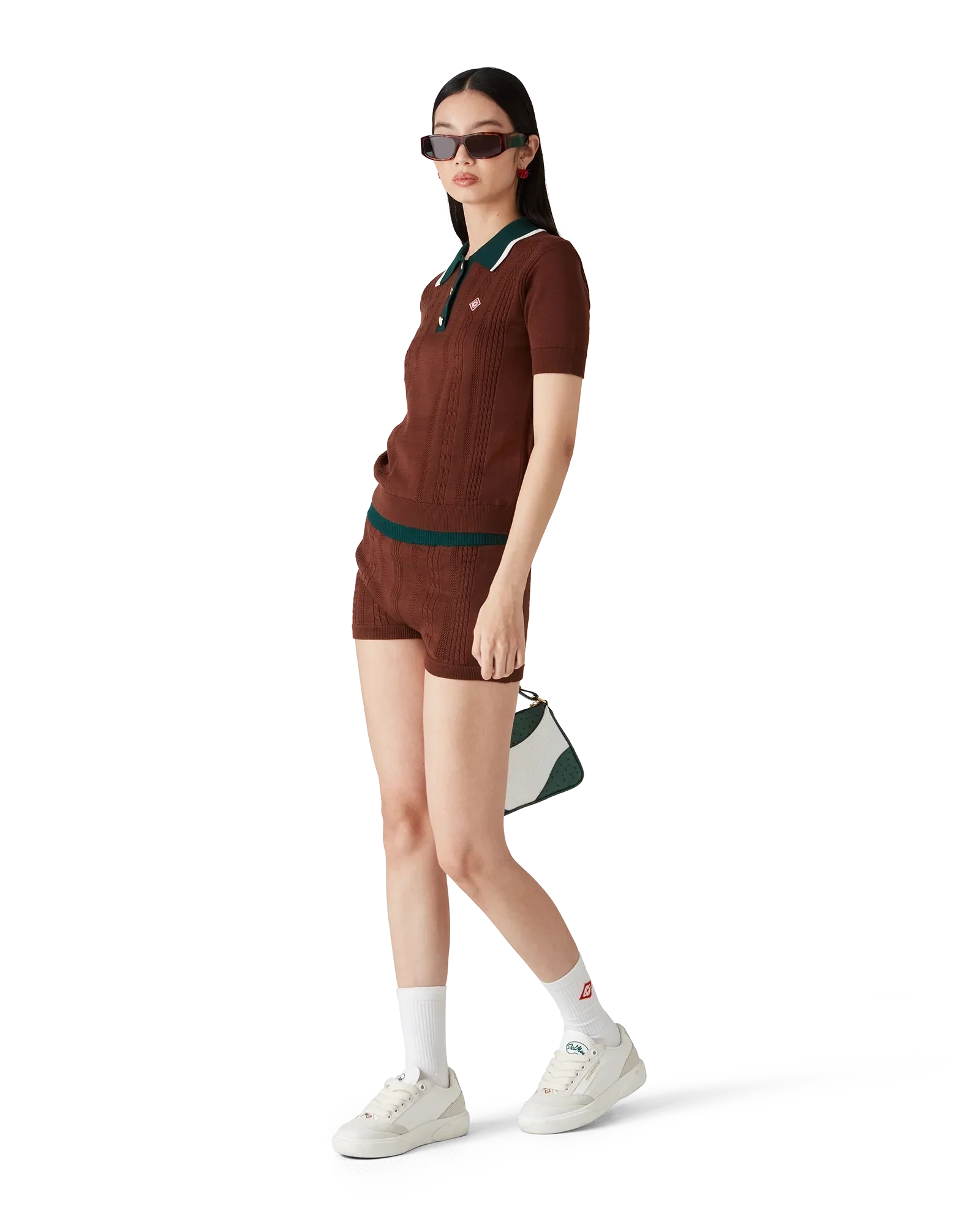 Cable Knit Mini Shorts | Casablanca Paris | Image 2