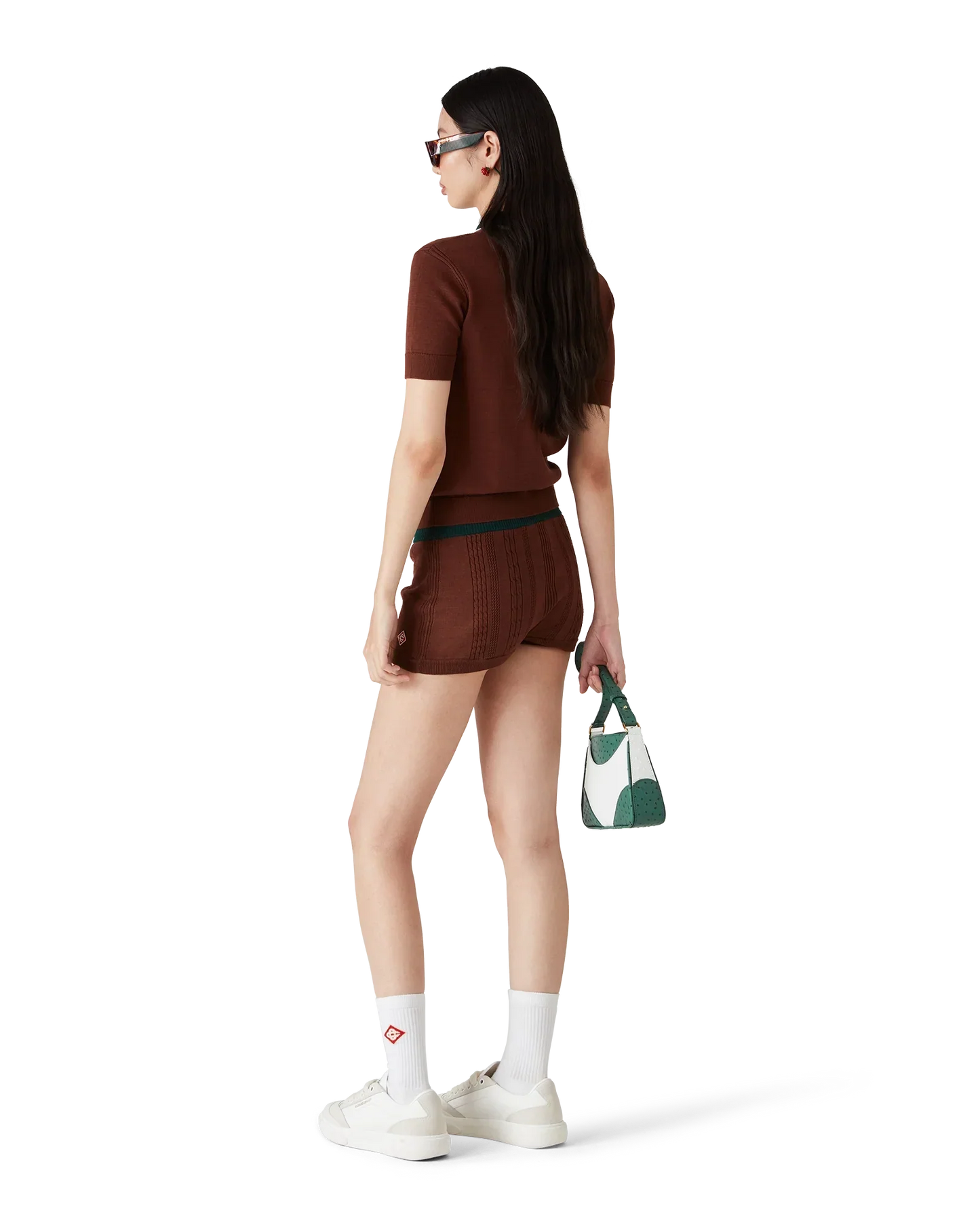 Cable Knit Mini Shorts | Casablanca Paris | Image 3