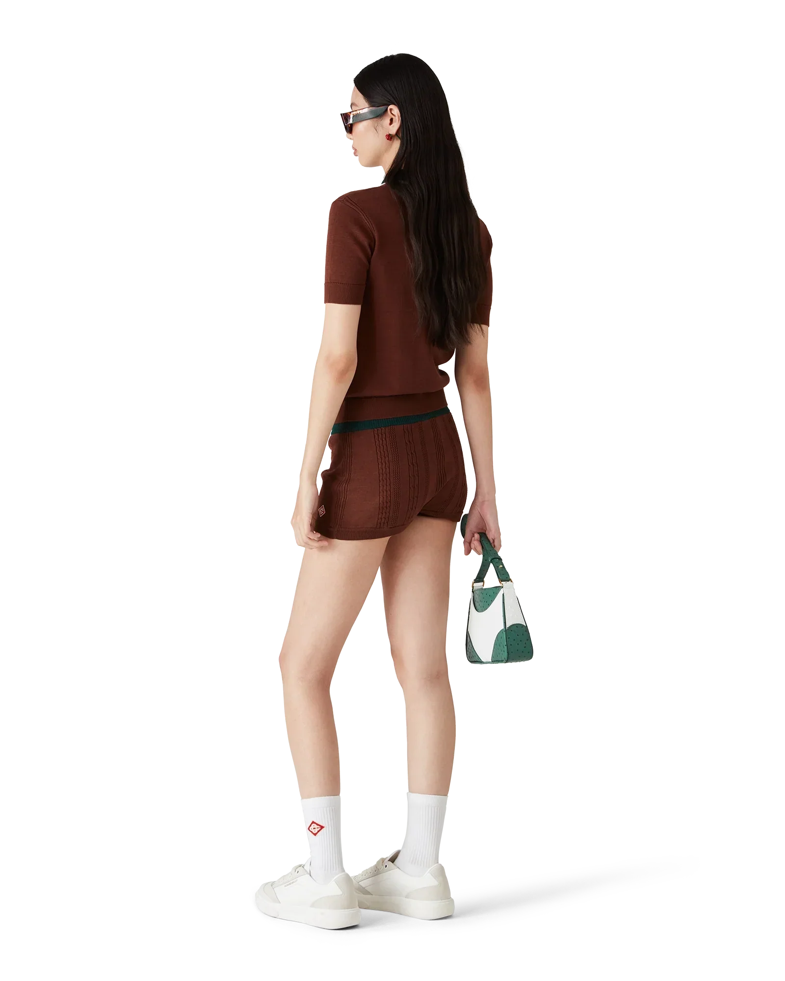 Cable Knit Mini Shorts | Casablanca Paris | Image 3