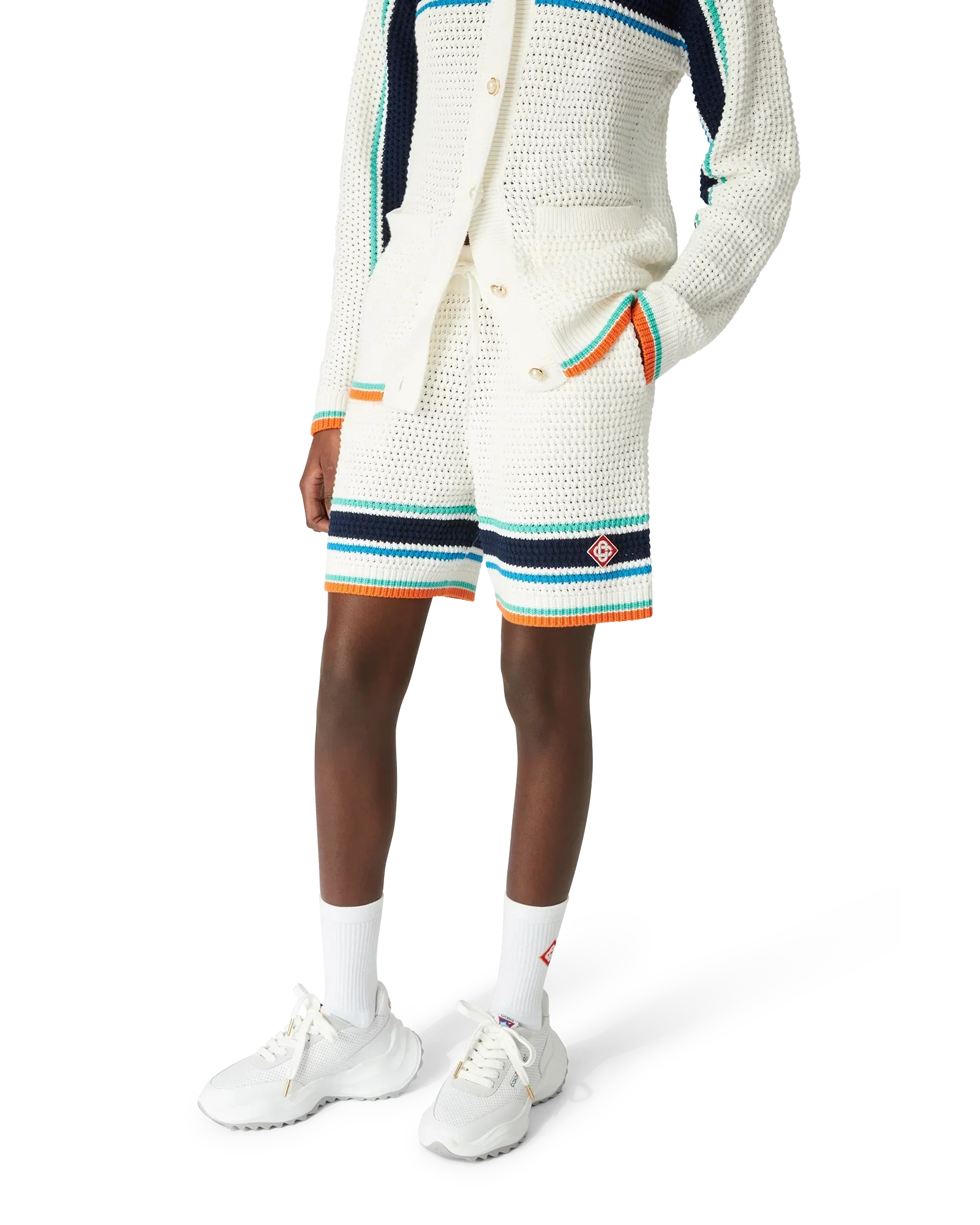 Tennis Crochet Shorts | Casablanca Paris | Image 4