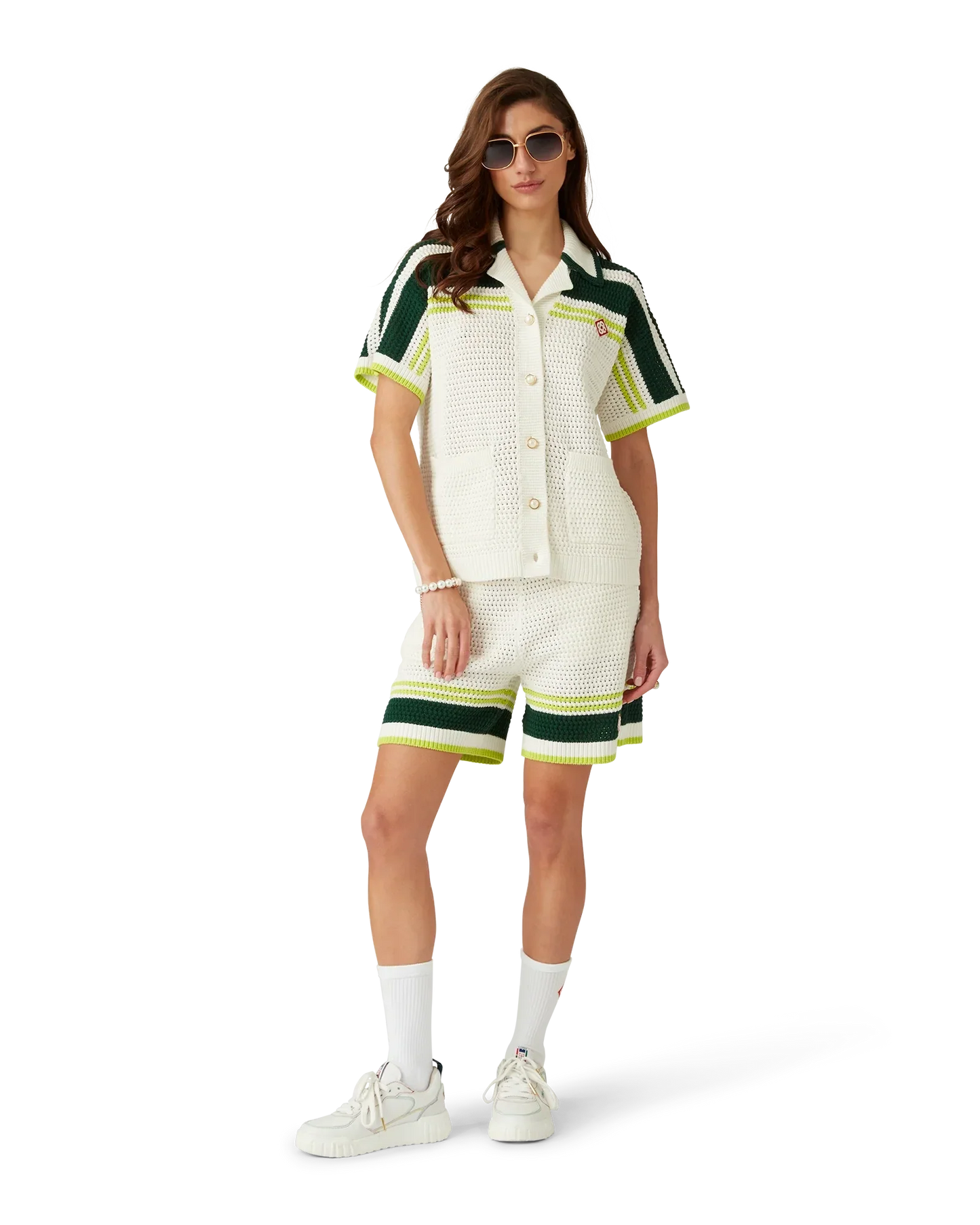 Tennis Crochet Shorts | Casablanca Paris | Image 2