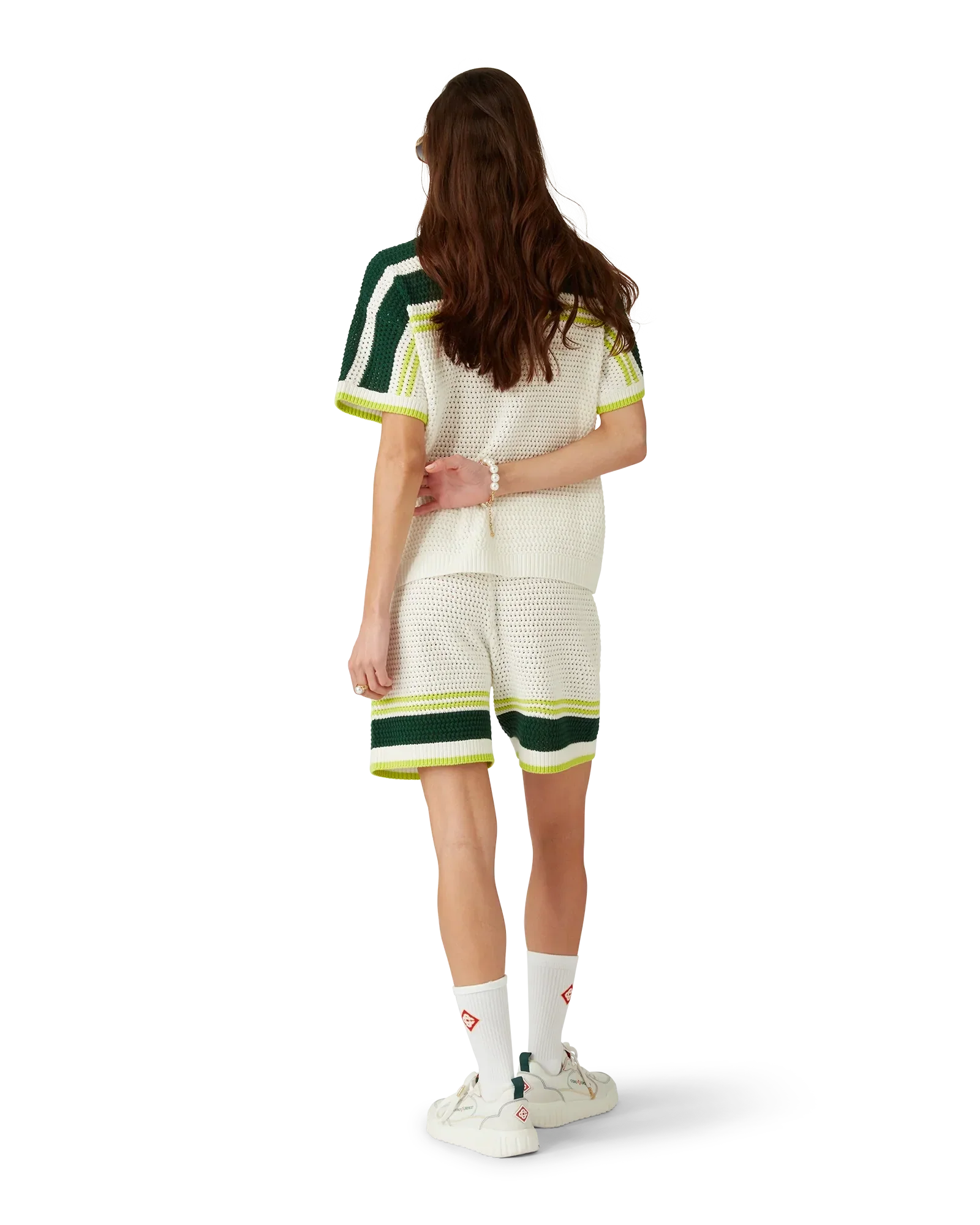 Tennis Crochet Shorts | Casablanca Paris | Image 3