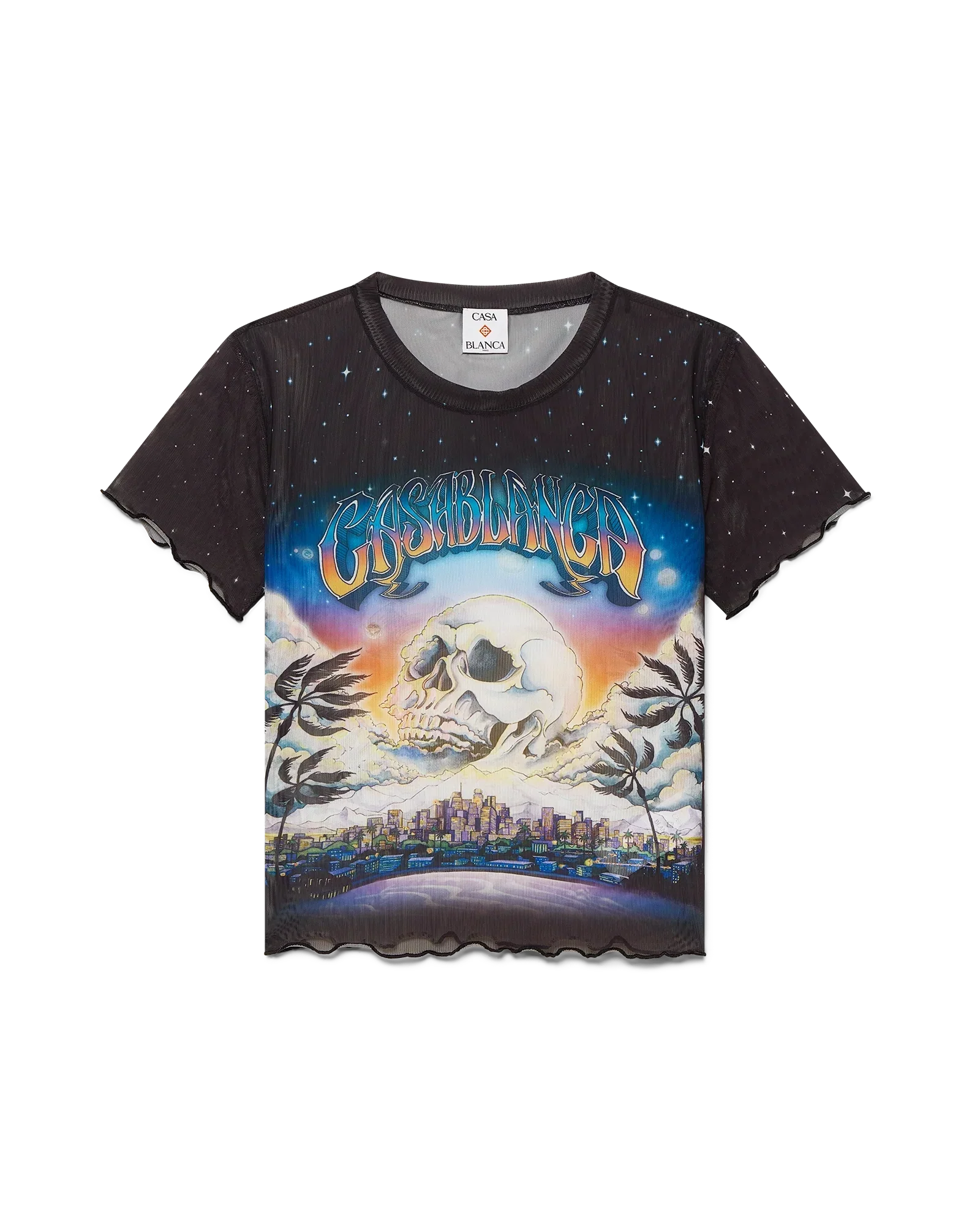 La Prémonition Mesh Short Sleeve T-Shirt | Casablanca Paris | Image 1