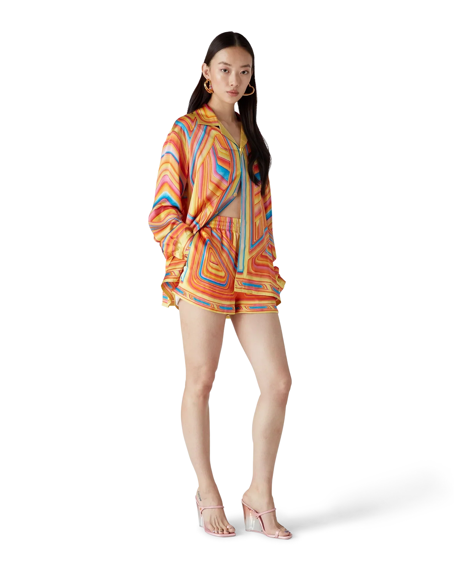 Low Rider Silk Shorts | Casablanca Paris | Image 2