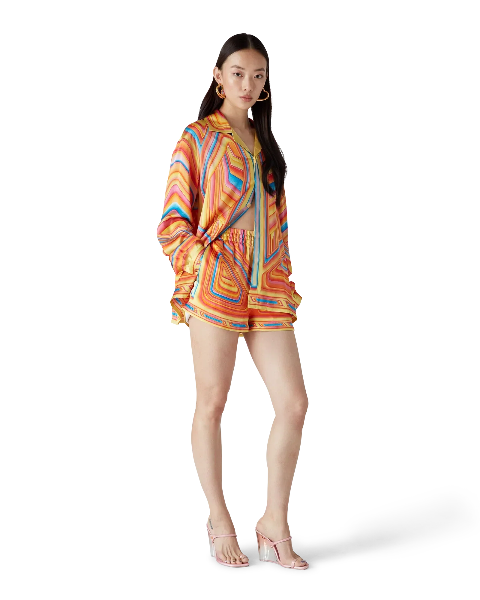 Low Rider Silk Shorts | Casablanca Paris | Image 2