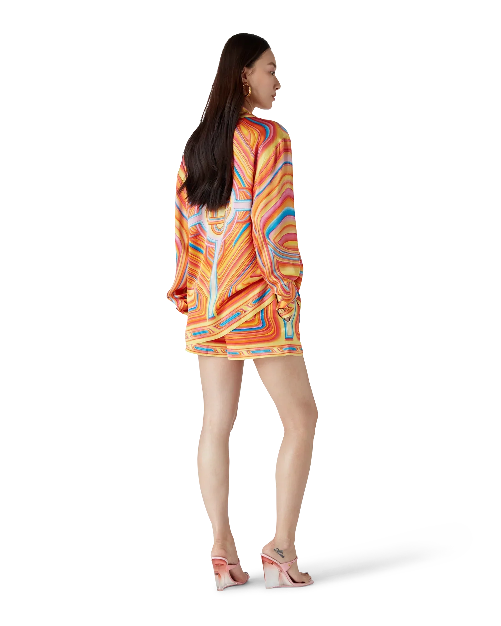 Low Rider Silk Shorts | Casablanca Paris | Image 3