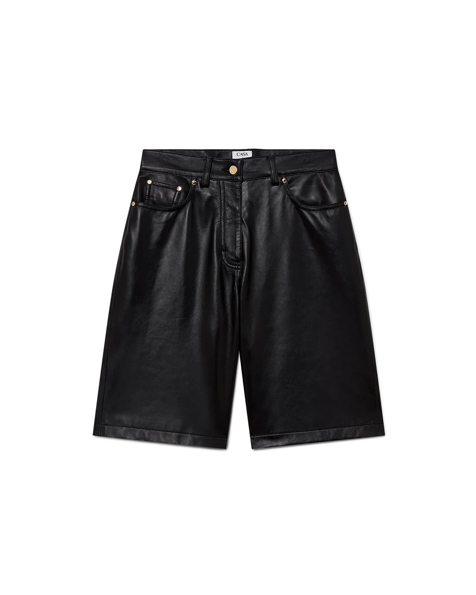 Leather Skater Shorts | Casablanca Paris | Image 1