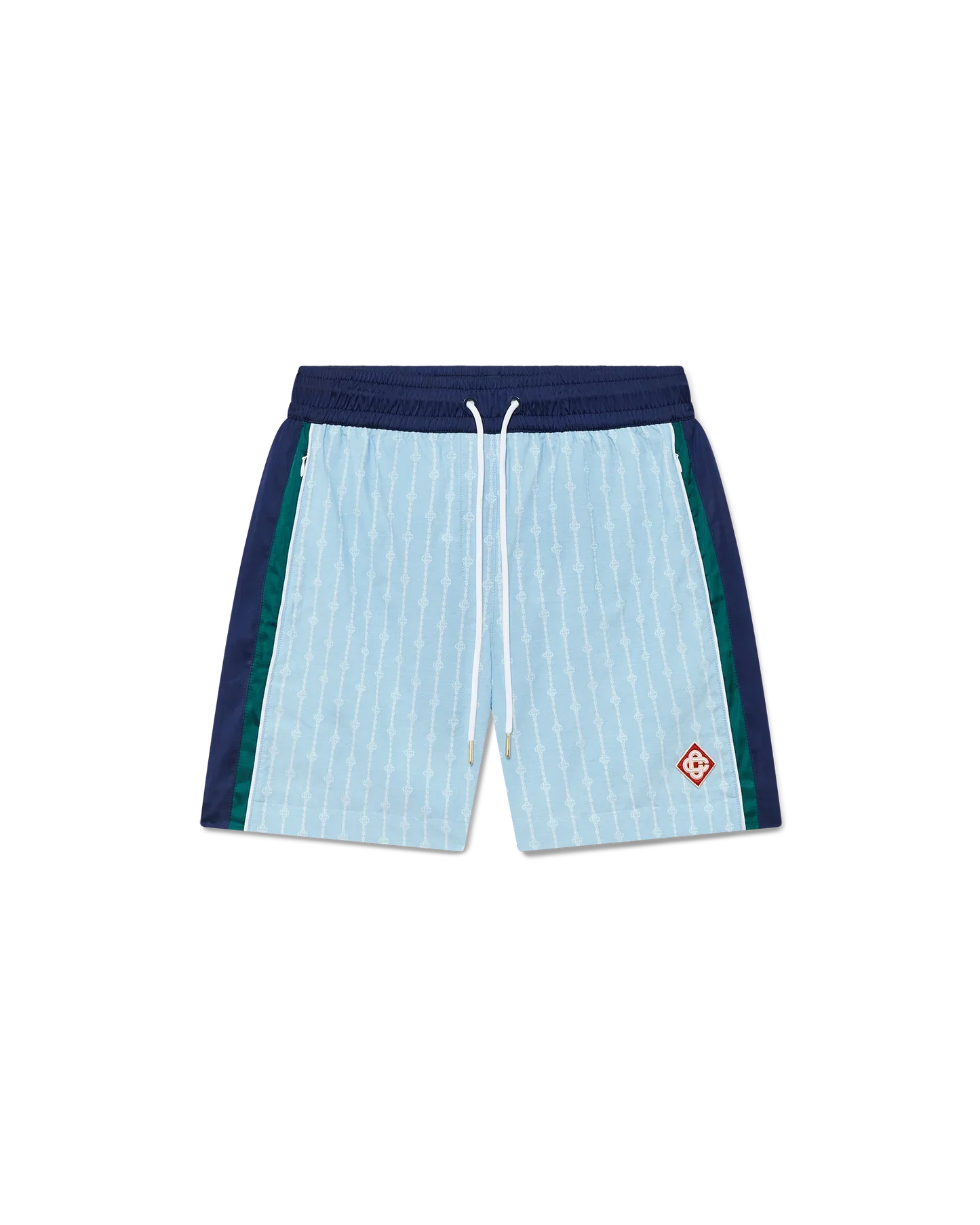 Pinstripe Laurel Track Shorts | Casablanca Paris | Image 1