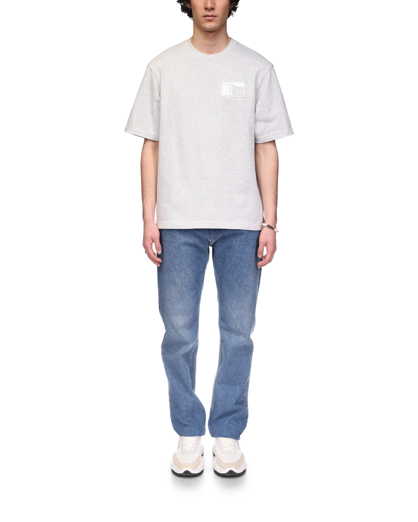 Tennis Statues Oversized Short Sleeve T-Shirt | Casablanca Paris | Image 2