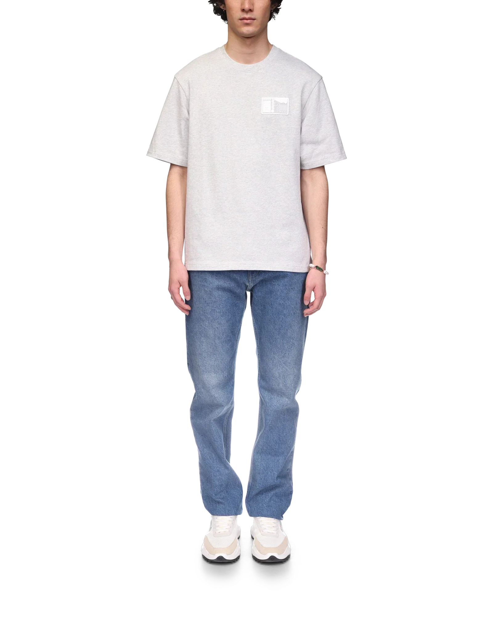 Tennis Statues Oversized Short Sleeve T-Shirt | Casablanca Paris | Image 2
