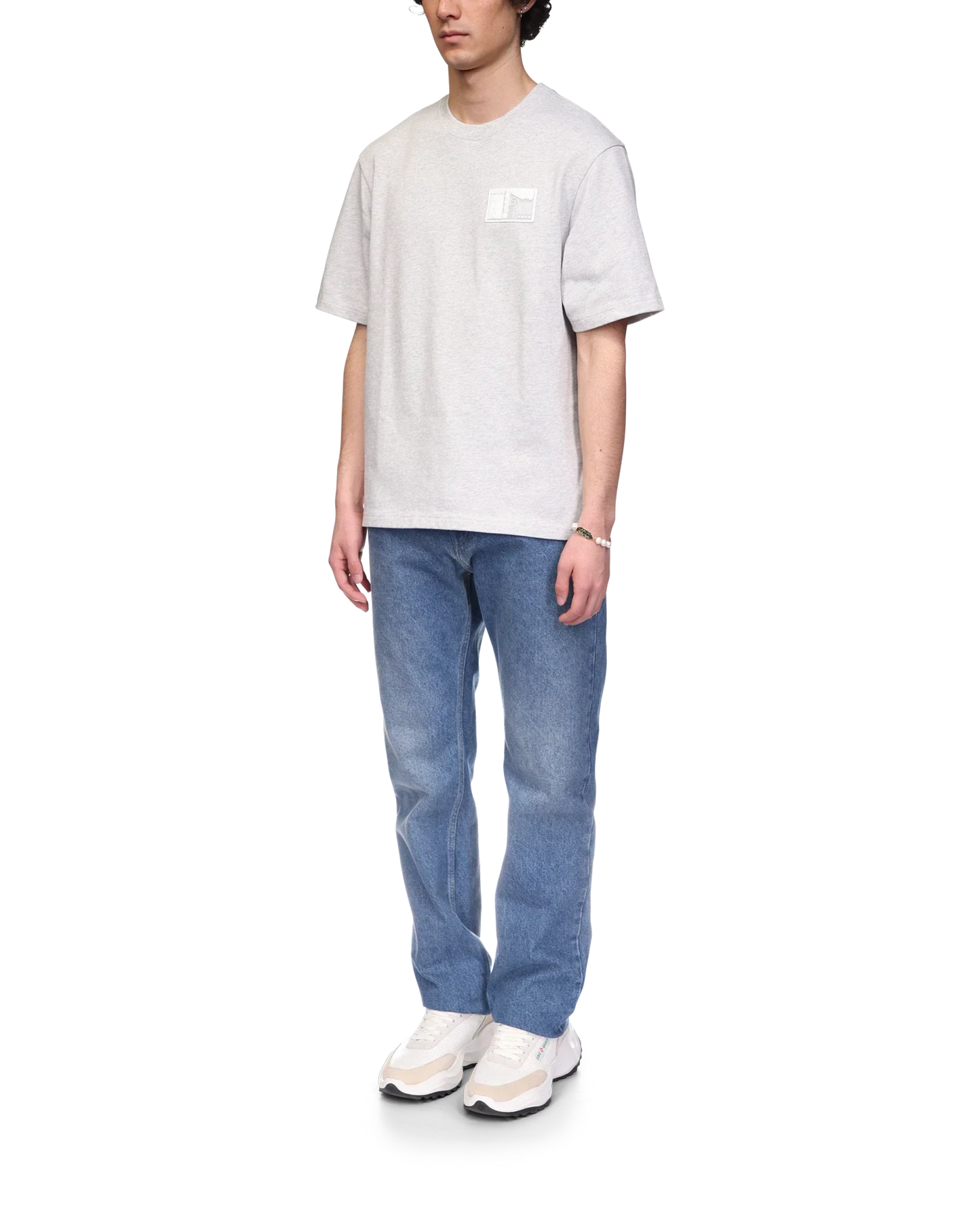 Tennis Statues Oversized Short Sleeve T-Shirt | Casablanca Paris | Image 3