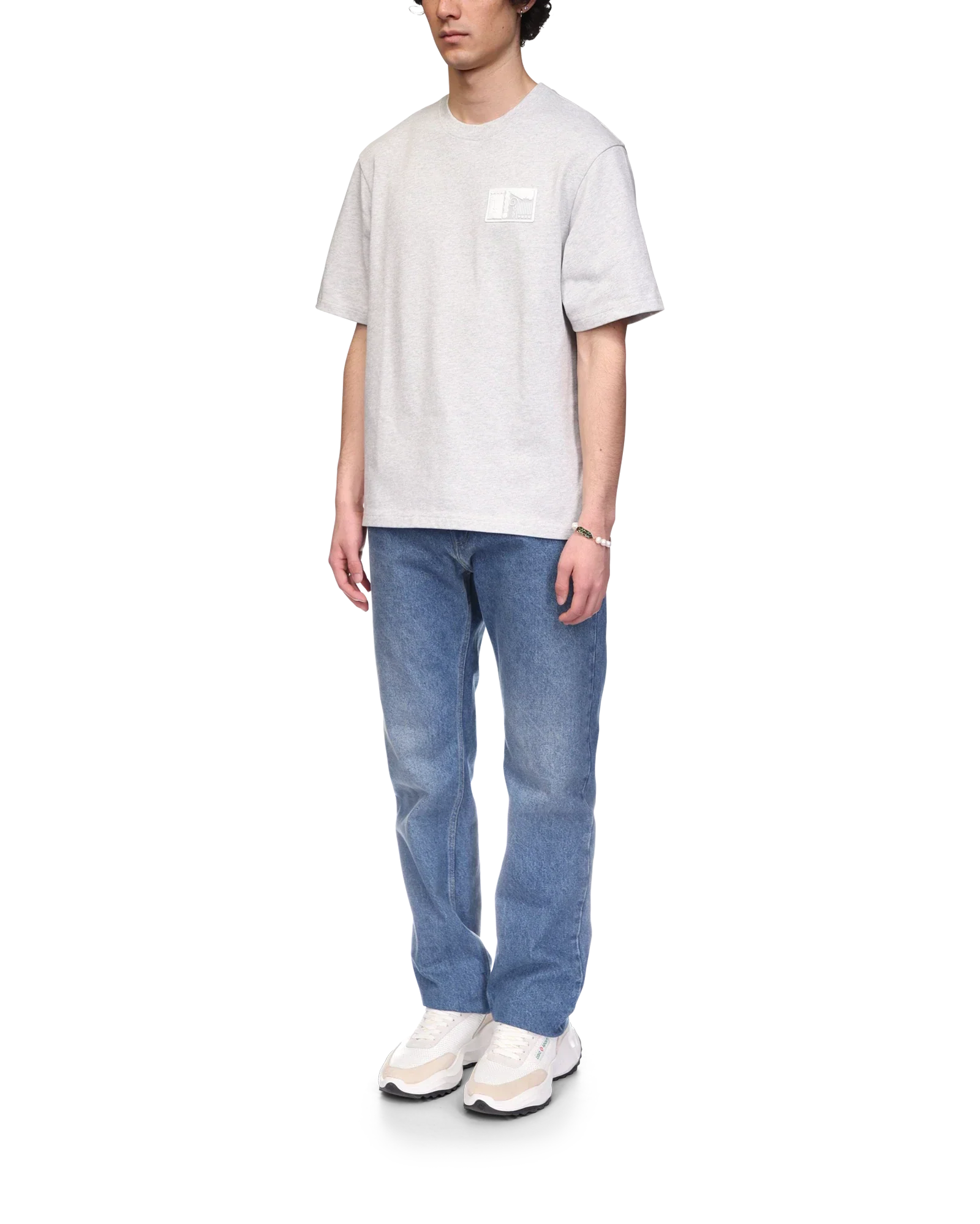 Tennis Statues Oversized Short Sleeve T-Shirt | Casablanca Paris | Image 3