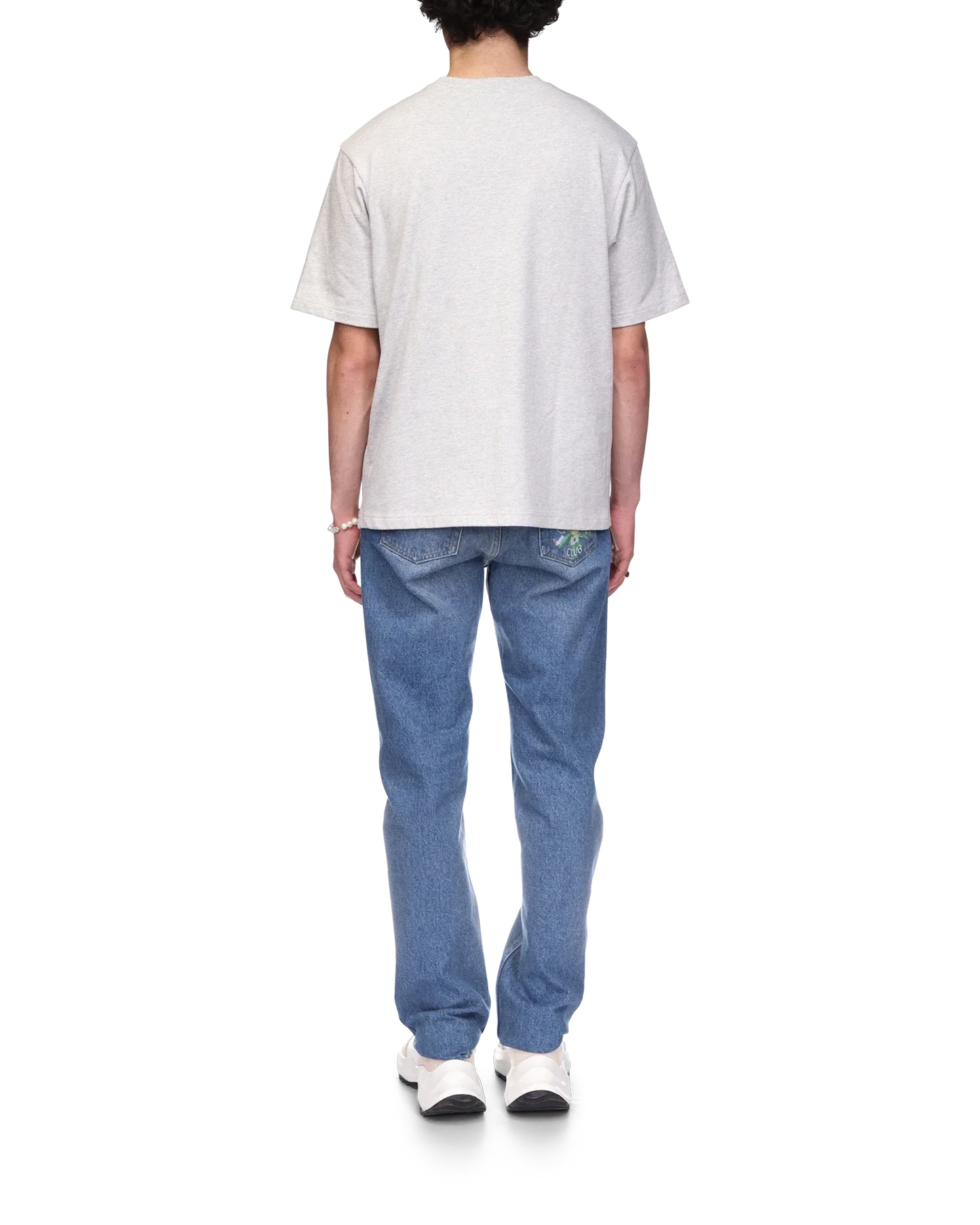 Tennis Statues Oversized Short Sleeve T-Shirt | Casablanca Paris | Image 4