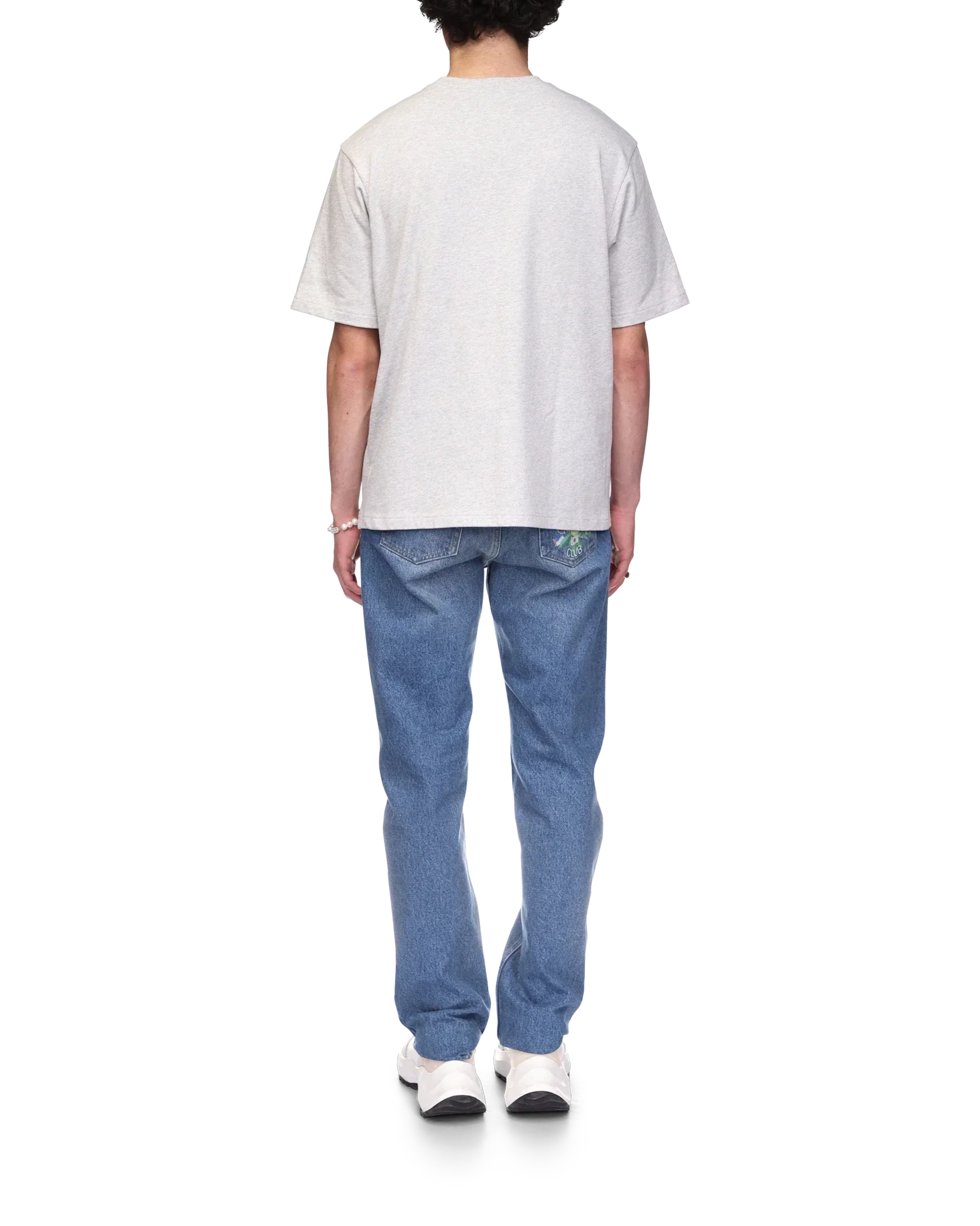 Tennis Statues Oversized Short Sleeve T-Shirt | Casablanca Paris | Image 4