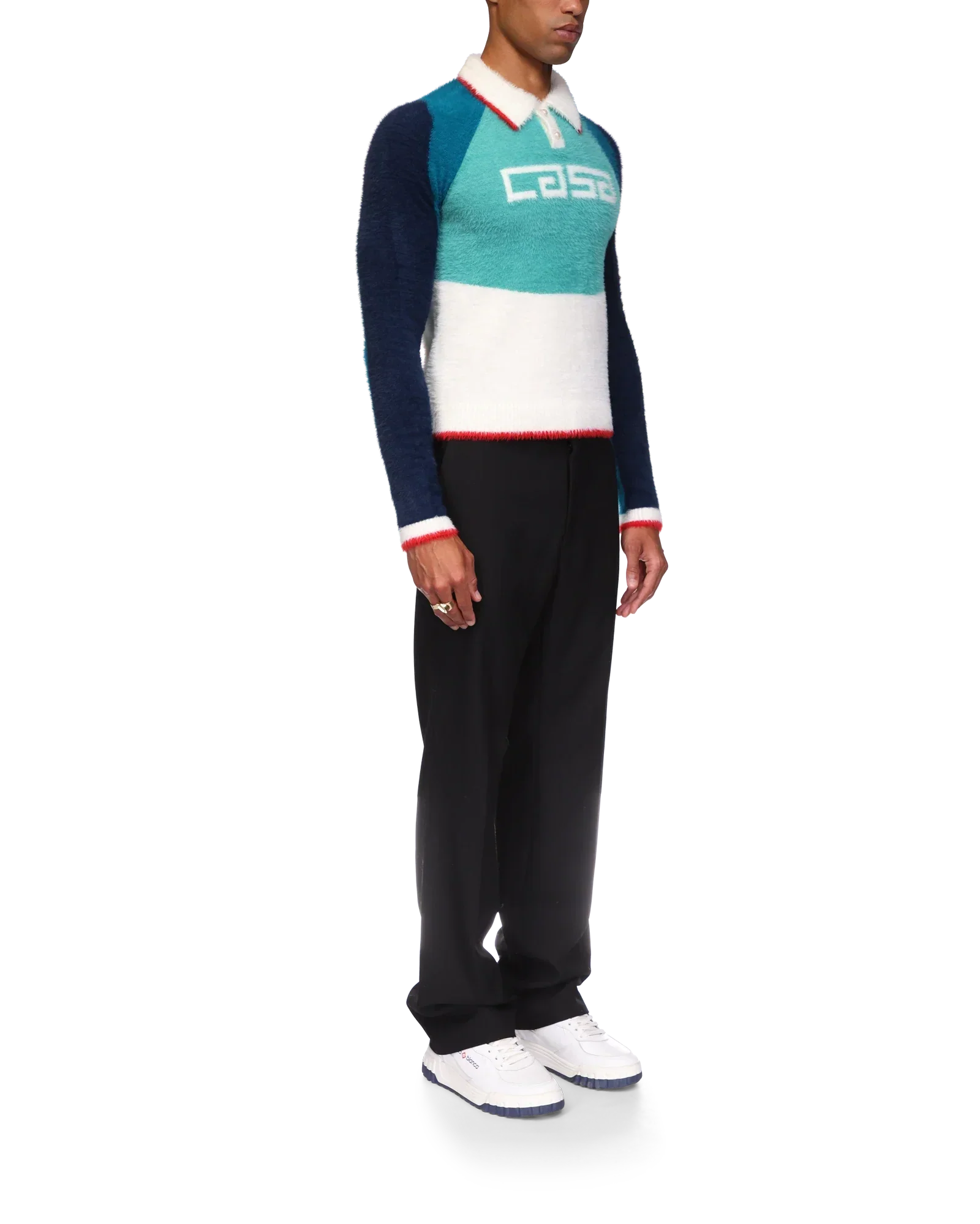 Casa Sport Fluffy Polo Shirt | Casablanca Paris | Image 5